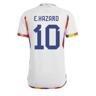 Belgien Eden Hazard #10 Bortatröja VM 2022 Korta ärmar
